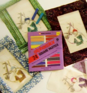 vintage recap in blue