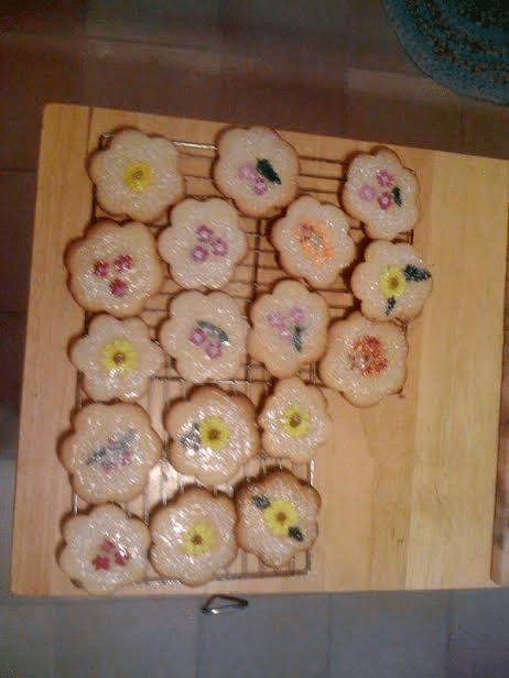 cookies w flowers