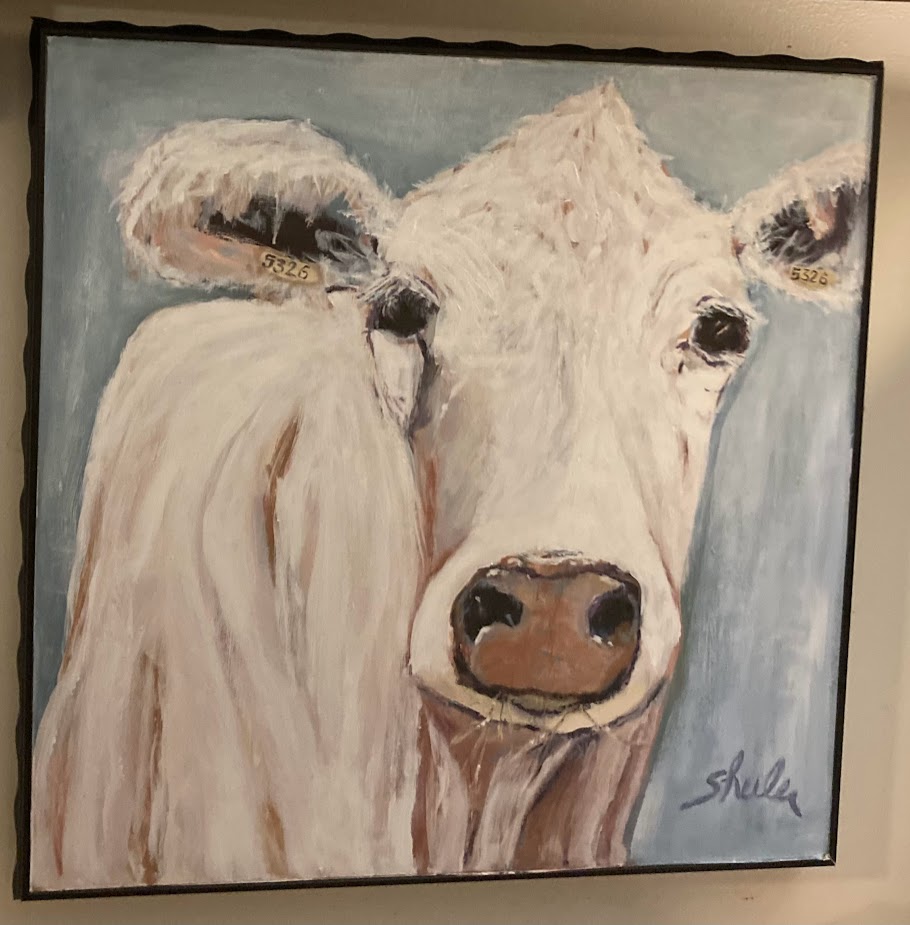 Creme Brulee / Framed Panel (16 x 16 x 2) / $405